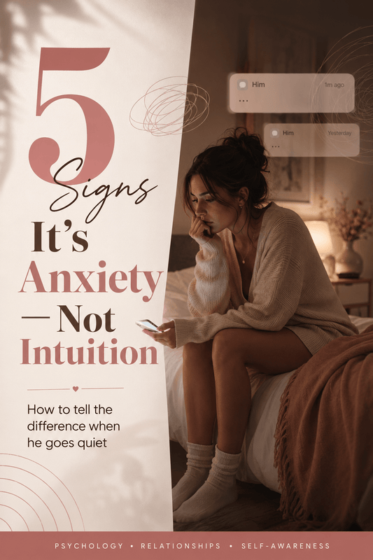 5 Signs It's Anxiety — Not Intuition — When He Goes Quiet (And How To Tell The Difference) - Still Here
